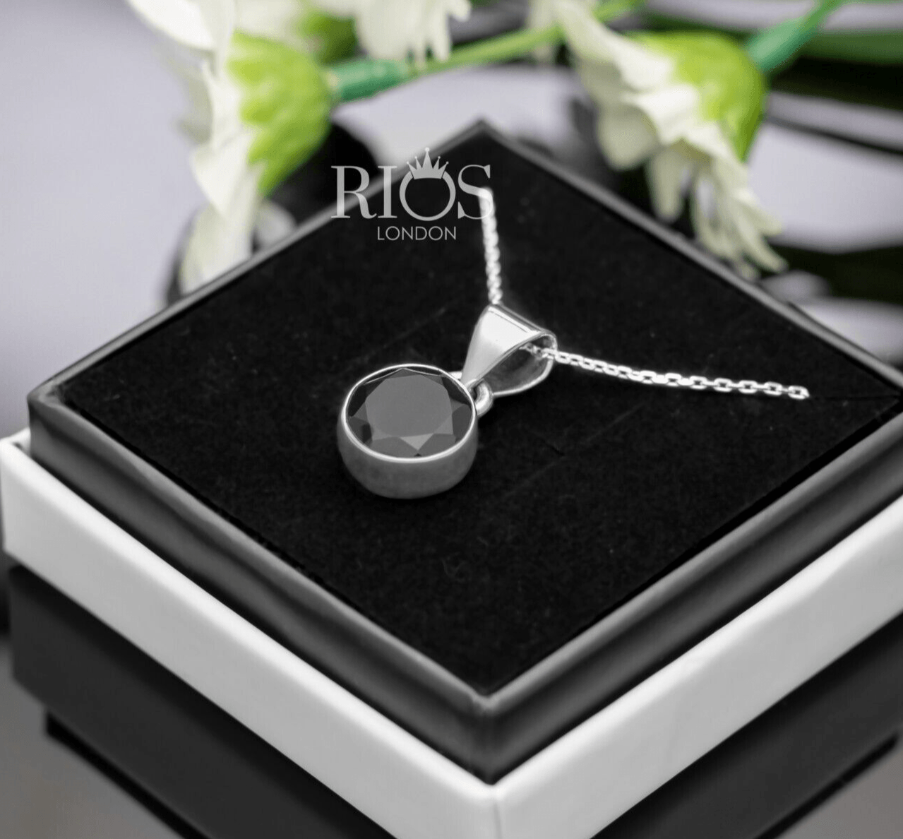 Black sold Onyx 925 Sterling Silver